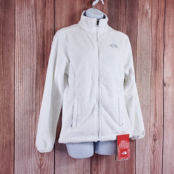 NWT The North Face Osito Jacket Womens Size Small TNF White Fleece Full ZIp Soft - Picture 3 of 15